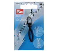 Prym Fashion Zip Puller Loop Black Oxidized, Metal