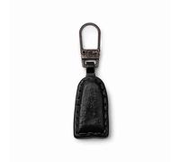 Prym Fashion Zipper Puller Leather Look Black, Metallic, One Size