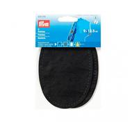 Prym Faux Nappa Leather Elbow Patches Black - per pack of 2