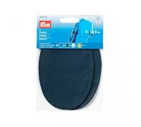 Prym Faux Nappa Leather Elbow Patches Dark Blue - per pack of 2