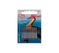 Prym Crewel Embroidery Needles, Alloy Steel, Multi, 38 mm Länge 0,7 mm Dicke