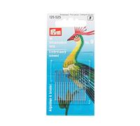 Prym Fine Embroidery Needles HT 9 si-col 0.60x35mm, Gold, PRYM_125525-1