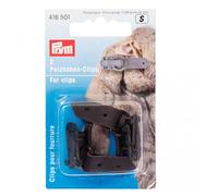 Prym Fur Hook Clips Brown - per pack of 2