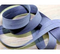 Prym Grey Cotton Bias Binding Tape, Suitable for Dressmaking - 30mm Wide - per metre