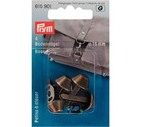 Prym Ground Nails for Bags Antique, Iron, Old Brass, Ø 15 mm, altmessing, 4 Stück