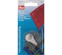 Prym Consu Hand Sewing/Darning Needles Ass HT with Threader, Silver