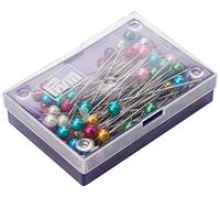 Prym Pearl Head Pins, Assorted Colours, 38mm, Pack of 40