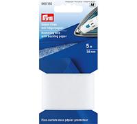 Prym Hemming Fleece with Backing Paper for Iron-On 38 mm White Polyester
