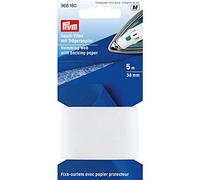 Prym Hemming Fleece with Backing Paper for Iron-On 38 mm White Polyester