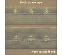 Prym Hook & Eye Tape Black - per metre