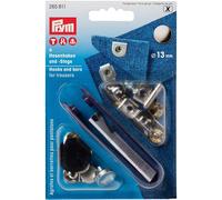 Prym Hooks and Bars for Trousers Size 13mm, 13.4 x 8.4 x 1.2 cm