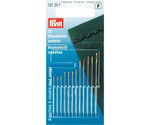 Prym Household Sewing Needles, Metal, Silver with Golden Eye - 4.5 x 2 x 0.2 cm, 1 Pack
