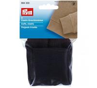 Prym Knitted Cuff Ribbing Black - per pack of 2
