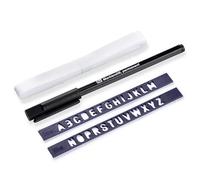 Prym Laundry Marking Set - Iron-on Polyester Blend Tape, 3 m, Black
