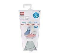 Prym Leather Soles Slipper and Sock, Grey, Size 27-29