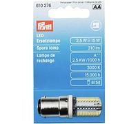 Prym LED Spare lamp for Sewing Machine Bayonet, Metal/Transparent, 51 x 15 mm