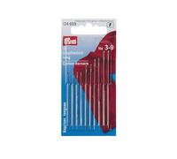 Prym - Long Assorted Steel Silver (No.3-9) Darning Needles - 10 Pieces