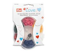 Prym Love Colour Mini Snaps: 6 colours and 72 pieces: Includes Tool 393950