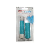 Prym Love Needle Twister - Mint Plastic Case with 19 Sewing Needles