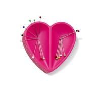 Prym Love Pink Heart Shaped Magnetic Pin Cushion - 610284
