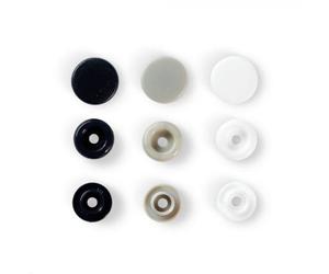 Prym Love Round Colorsnap Non Sew Fastners Blue/grey/white/mix 12.4mm 30Pcs