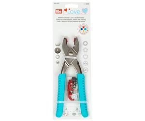 Prym Love Vario Pliers Plus Piercing/Colorsnaps Tools, Silver