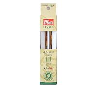 Prym Needle Tip Cubics Natural Coloured Long 11.6 cm 4.50 mm Hosiery Knitting Needle, Wood, Multi-Colour, 4.5 mm