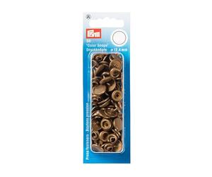 Prym Non-sew ColorSnaps 12.4 mm gold, Silver, 393111