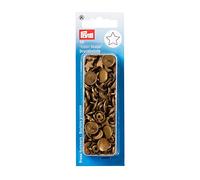 Prym 393211 sew-Free Popper Colour Snaps Star Gold, Silver, One Size