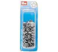 Prym Non-sew ColorSnaps Star silver grey, 393245