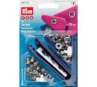 Prym Non Sew Fasteners Jersey Ring Silver 10mm