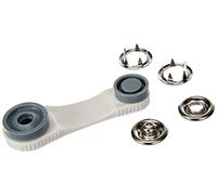 Prym Jersey Ring Snaps Press Fasteners Silver - per pack of 6