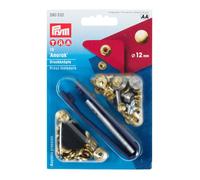 Prym Non-Sew Press Fastener Anorak - 12mm Gold-Coloured Brass | 390332