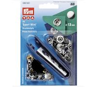 Prym Non-Sew Press Fastener Mini - Silver-Coloured Brass 13mm