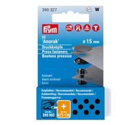 Prym Refill Packs brass for 390302 black oxidized 15 mm
