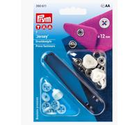 Prym Non-Sew Press Fasteners - Blue 12mm Jersey Style | 390 611