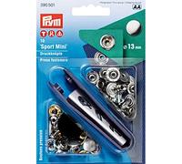Prym Non-Sew Press Fasteners, Metal, Silver, One Size