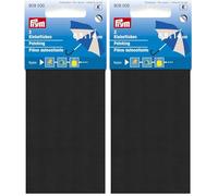 Prym Nylon Patching self-Adhesive, 6.5 x 14cm, Black (Pack of 2)