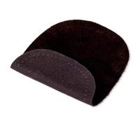 Prym Oval Suede Leather Sew-On Patches - Fine Velour, 10 x 14cm, 2pc