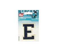 Prym Patch Motif Alphabet Letter - Blue Letter E