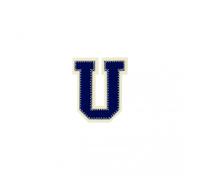 Prym Patch Motif Alphabet Letter Blue Letter U - each