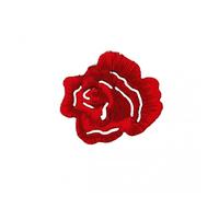 Prym Patch Motif Rose Flower Red - each