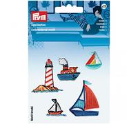 Prym Patch Motif Ships - per pack of 5