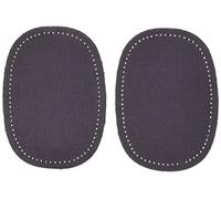 Prym Patches Cord for Ironing/Sewing on 14x10 cm Grey, 14 x 10 cm, grau, 2 Stück