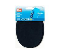 Prym Patches leatherette sew-on 14x10 cm navy blue, Leather, 14 x 10 cm, marine, 2 Stück