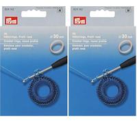 Prym - Plastic (30mm) Round Crochet Rings - 30 Crochet Rings (Pack of 2)