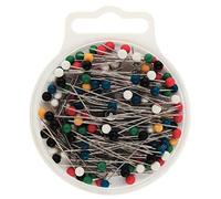 Prym Plastic-Headed Straight pins V2A Assorted col 0.65 x 34 mm, red