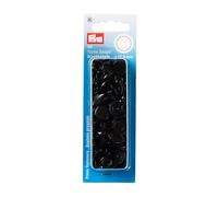 Prym Plastic Round Coloured Press Fasteners Black - per Pack of 30