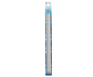 Prym Pointed Knitting Needles, Gray, 30 cm x 4 mm