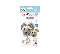 Prym Pompom Template, White, Grey, 5 x 5 x 3 cm